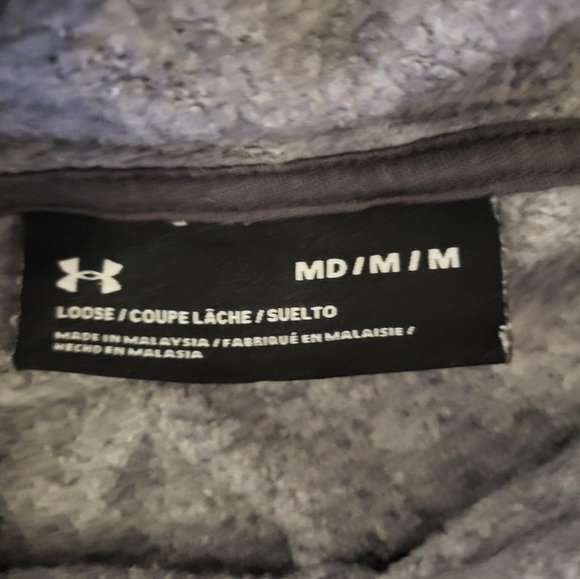 Under Armour Women's Gray Hoodie Sweater, Size Medium - Picture 4 of 6
